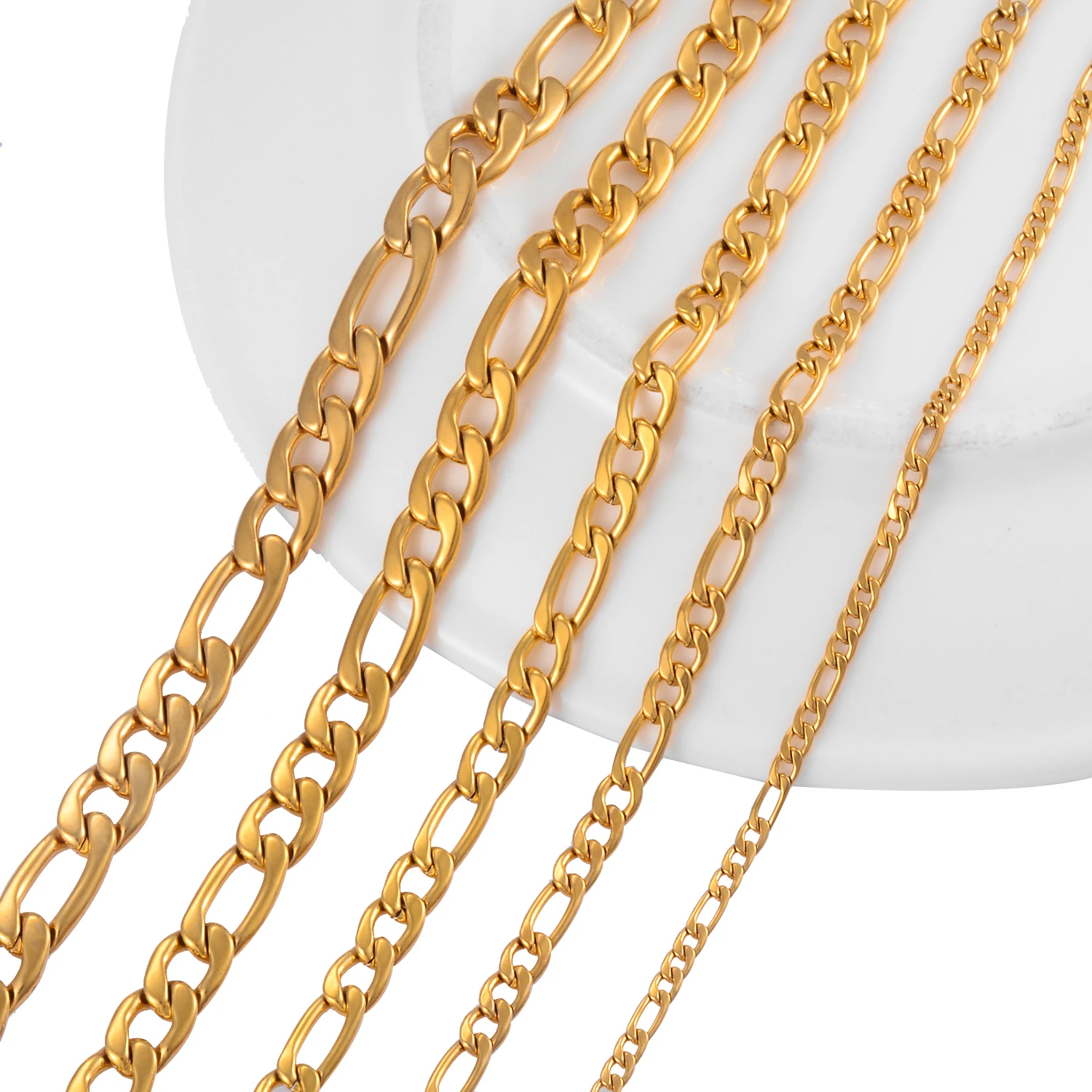 Gold Color Figaro Chain Popular Fashion Men And Women Hip Hop Necklace High Quality Fashion Accessories
Gold Color Figaro Chain Popular Fashion Men And Women Hip Hop Necklace High Quality Fashion Accessories