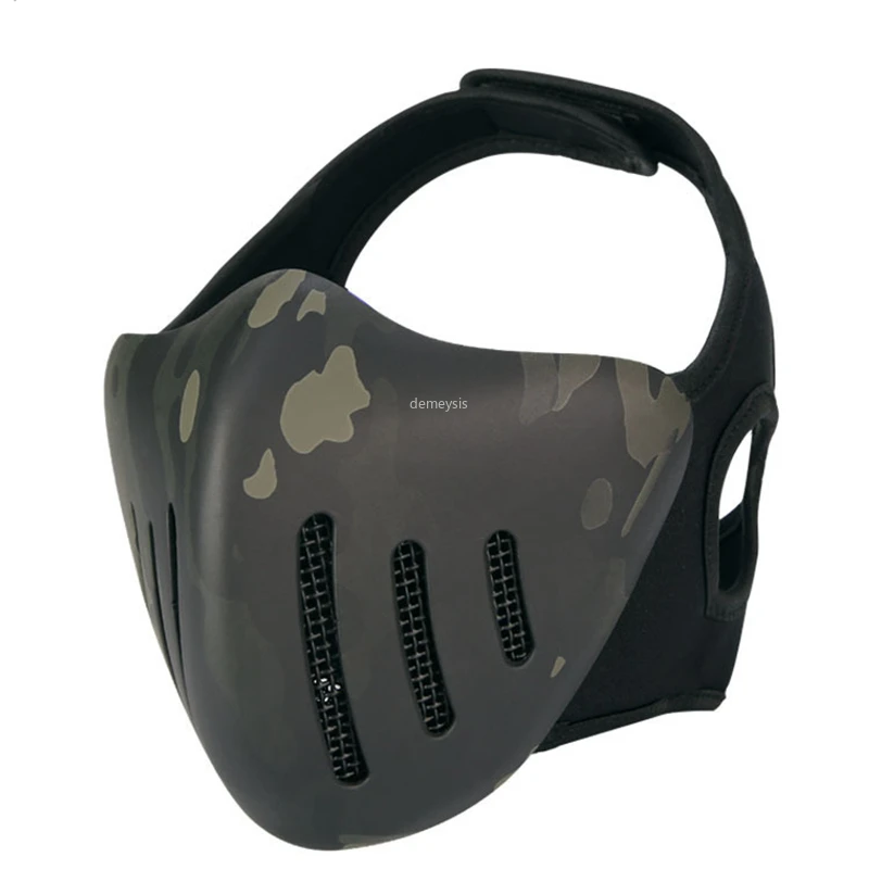 Half Face Paintball Mask Military Tactical Combat Mask Army Airsoft CS Sports Protective Wargame Airsoft Protective Face Mask
Half Face Paintball Mask Military Tactical Combat Mask Army Airsoft CS Sports Protective Wargame Airsoft Protective Face Mask