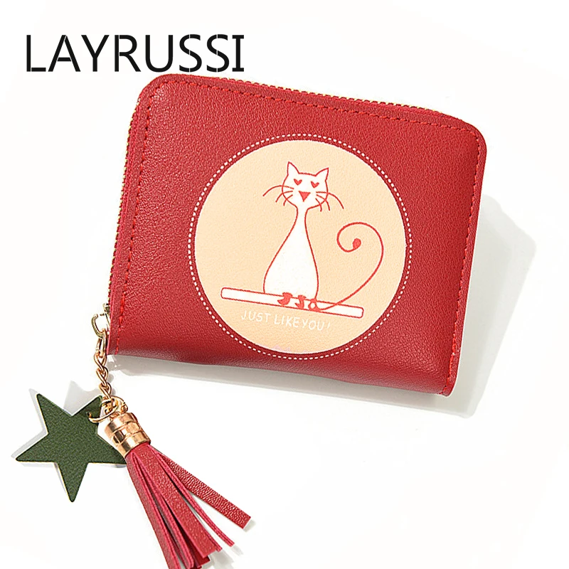 LAYRUSSI 2021 женский кошелек с мультяшным котом, новинка, Дамский кошелек, короткий кошелек для монет на молнии, милый модный маленький свежий ко...
LAYRUSSI 2021 женский кошелек с мультяшным котом, новинка, Дамский кошелек, короткий кошелек для монет на молнии, милый модный маленький свежий ко...