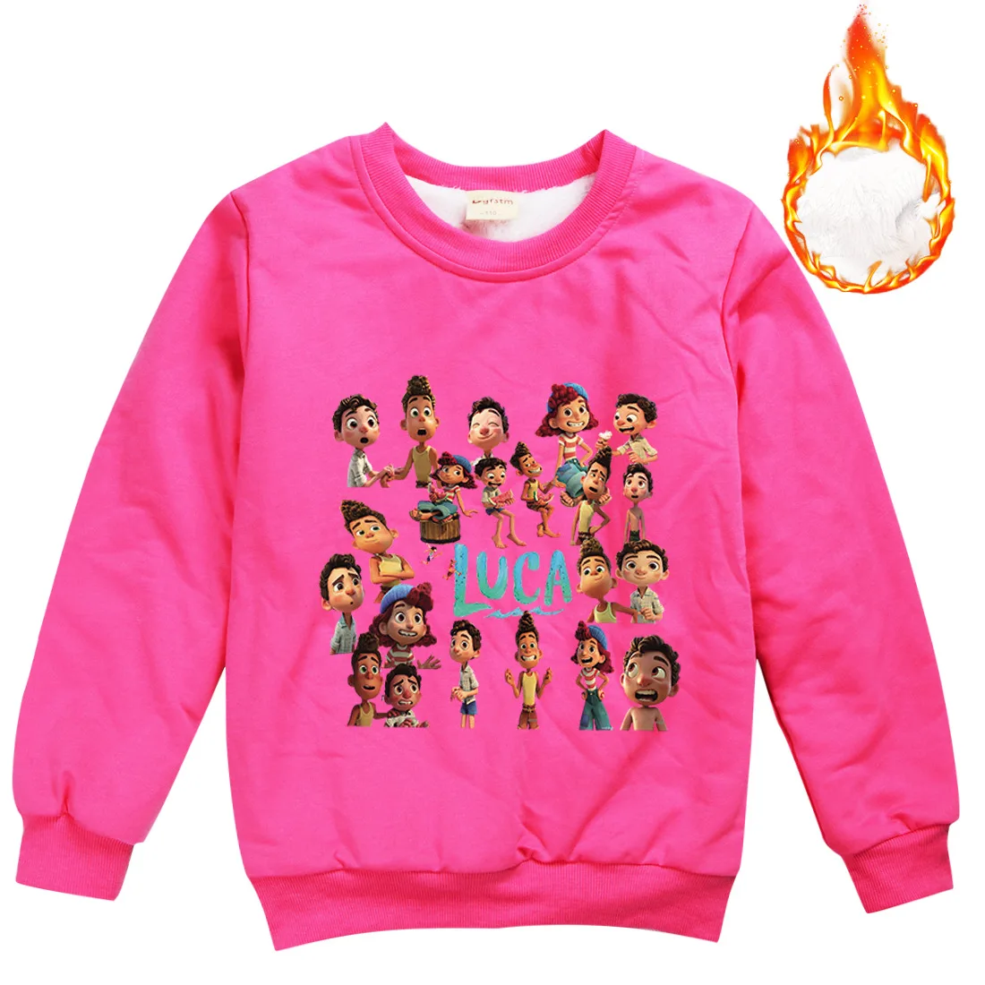 Boys Thickw Warm Winter Clothing Kids Moive Summer Fish Monster Luca Clothes Baby Girls Cartoon Sweatshirt Unisex O-neck Outwear
Boys Thickw Warm Winter Clothing Kids Moive Summer Fish Monster Luca Clothes Baby Girls Cartoon Sweatshirt Unisex O-neck Outwear