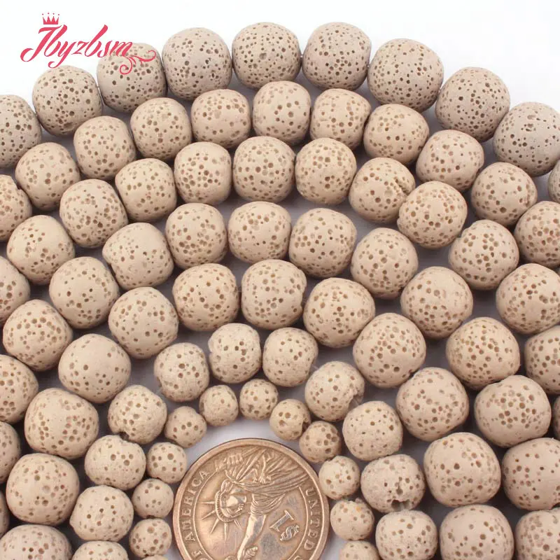 8,10,12,14mm Sponge Beads Round Cream White Lava Rock Volcanic Stone Loose Beads for DIY Accessories Necklace Jewelry Making 15"
8,10,12,14mm Sponge Beads Round Cream White Lava Rock Volcanic Stone Loose Beads for DIY Accessories Necklace Jewelry Making 15"