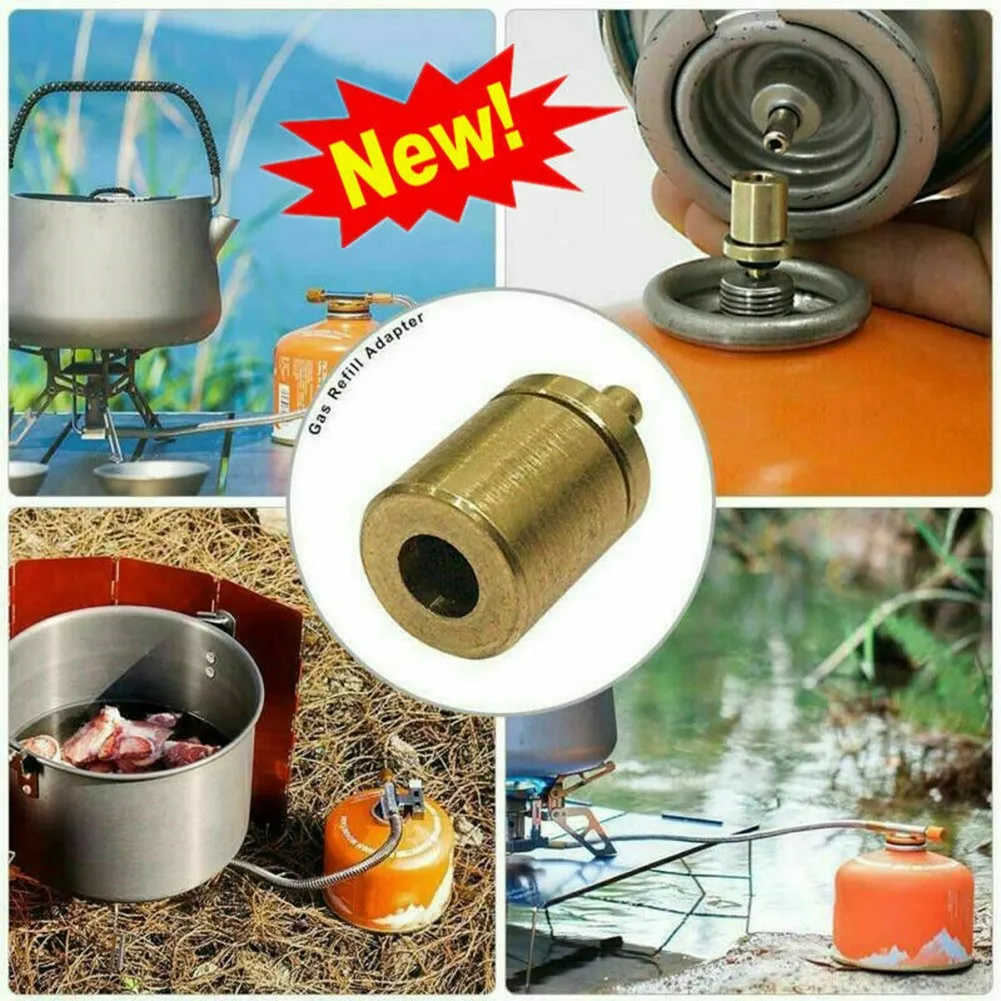 Gas Refill Adapter Stove Cylinder Butane Canister Tank Outdoor Cassette Furnace Outdoor Camping BBQ 1 Inflation Valve+2 Spacers
Gas Refill Adapter Stove Cylinder Butane Canister Tank Outdoor Cassette Furnace Outdoor Camping BBQ 1 Inflation Valve+2 Spacers