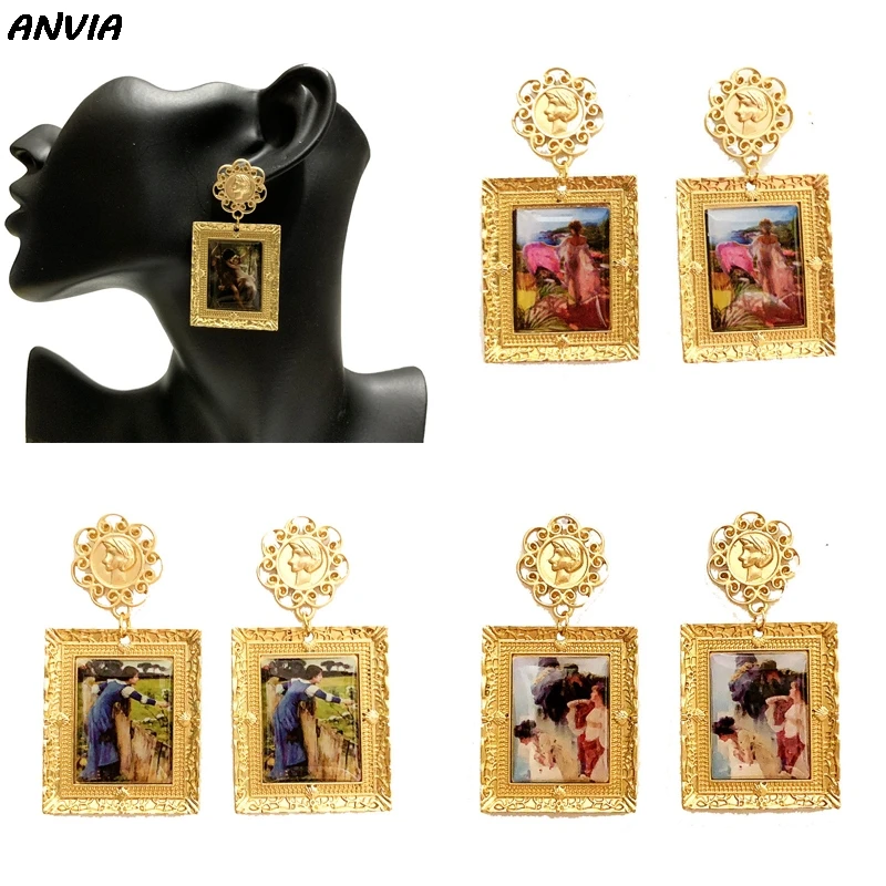 Classic Vintage Statement Drop Earrings For Women New Fashion Jewelry Pink Cute Girls Portrait Photo Pendant Earrings Wedding
Classic Vintage Statement Drop Earrings For Women New Fashion Jewelry Pink Cute Girls Portrait Photo Pendant Earrings Wedding