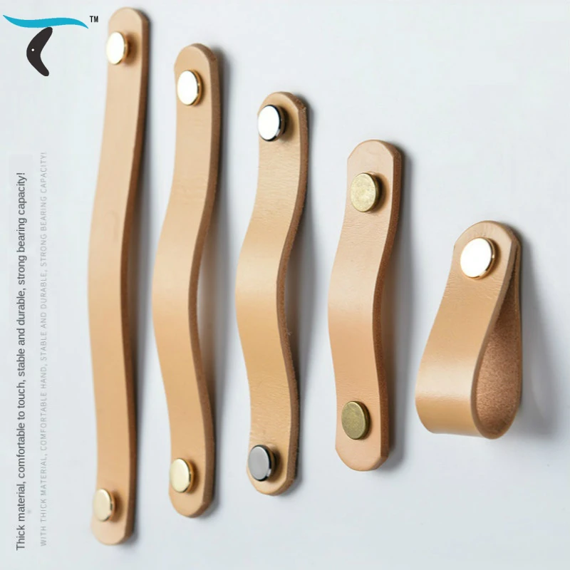 Nordic cowhide wardrobe drawer door leather handle kitchen cabinet bedroom study handle furniture children handlehandle
Nordic cowhide wardrobe drawer door leather handle kitchen cabinet bedroom study handle furniture children handlehandle