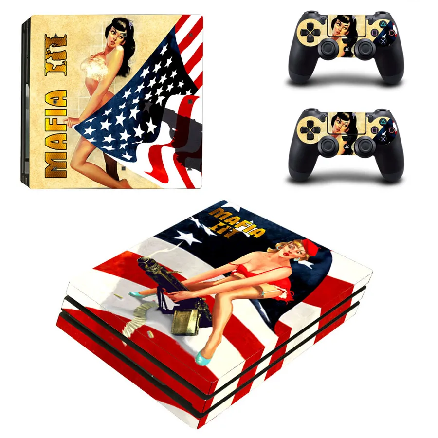 Стикер виниловый женский для консоли и контроллеров PS4 Pro PlayStation 4 | Электроника
