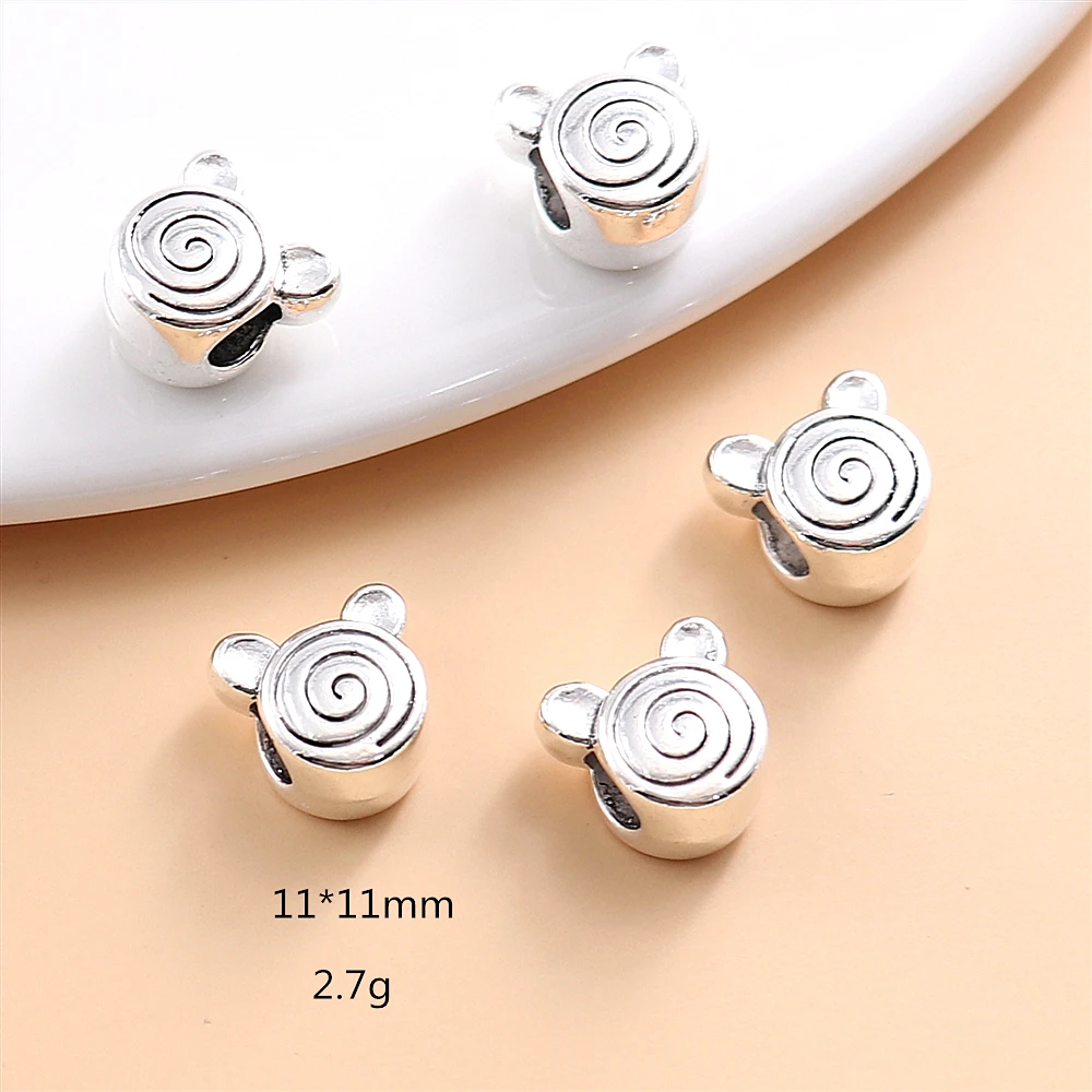 10pcs Spring New Cat Beads Accessories Suitable for Women's Pandora Style Charm Bracelet Jewelry Making
10pcs Spring New Cat Beads Accessories Suitable for Women's Pandora Style Charm Bracelet Jewelry Making