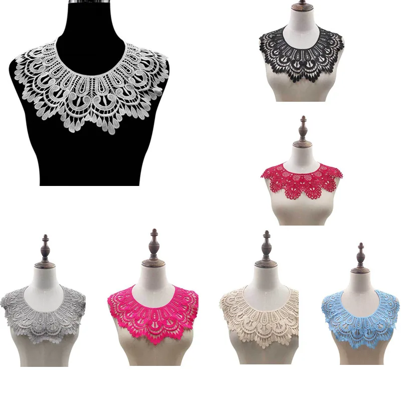 embroidery three-dimensional hollowed-out corsage false collar DIY lace accessories
embroidery three-dimensional hollowed-out corsage false collar DIY lace accessories