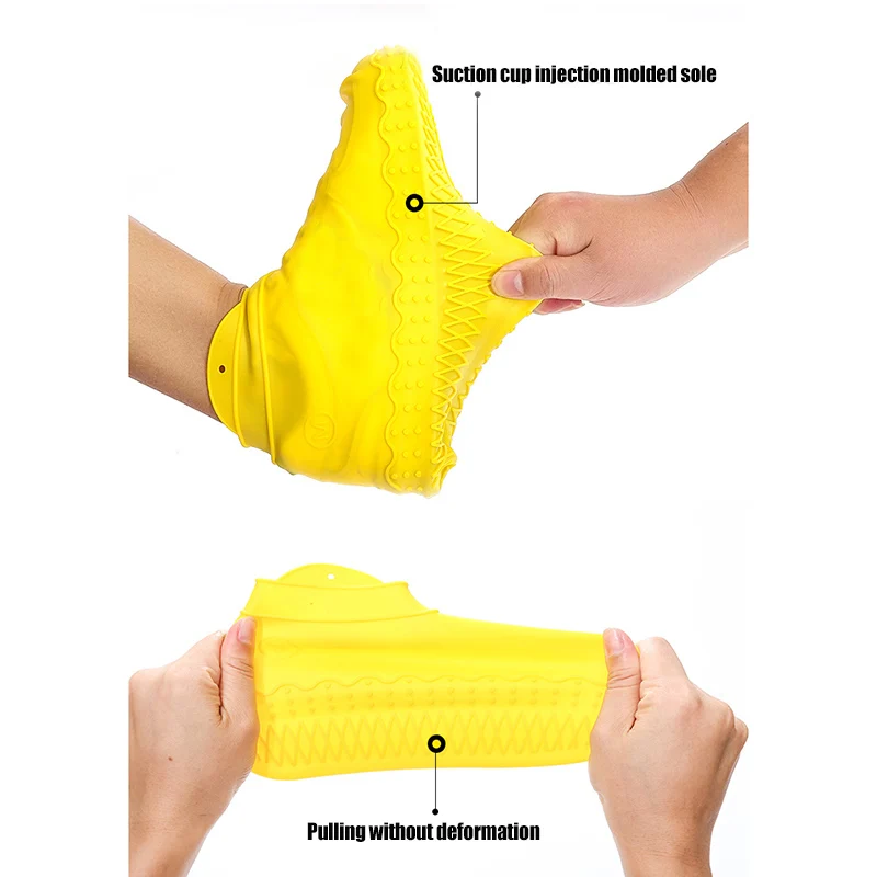 1 Pair Reusable Silicone Boot Shoe Cover Foldable Waterproof Non-Slip Overshoes Rain Protectors New
1 Pair Reusable Silicone Boot Shoe Cover Foldable Waterproof Non-Slip Overshoes Rain Protectors New