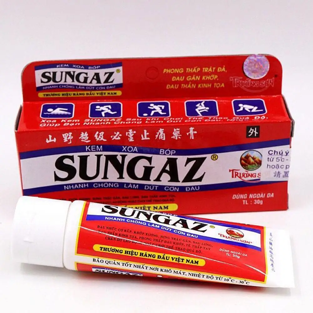 3PCS 100% Back Shoulder Pain Relief Original Vietnam Sungaz Balm Cream Arthritis Ointment Medical Plaster 30g
3PCS 100% Back Shoulder Pain Relief Original Vietnam Sungaz Balm Cream Arthritis Ointment Medical Plaster 30g