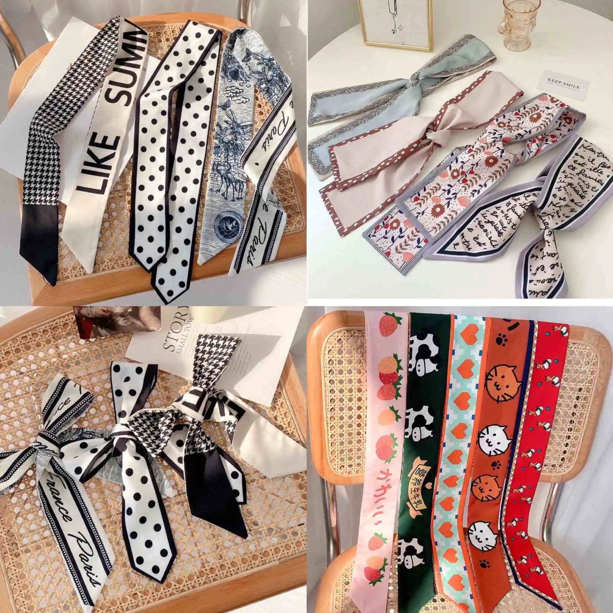 Spring Sweet Long Ribbon Scrunchies Women Hair Scarf Print Girls Headband Hair Rubber Hairband Ropes Hair Accessories
Spring Sweet Long Ribbon Scrunchies Women Hair Scarf Print Girls Headband Hair Rubber Hairband Ropes Hair Accessories