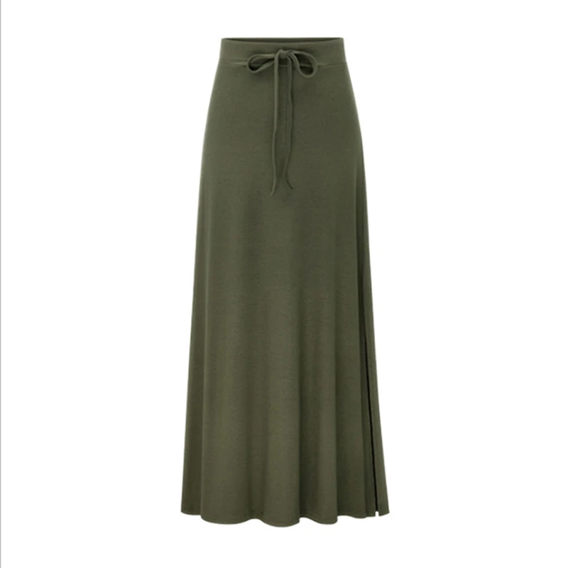 Fashion Slit Belted Maxi Skirt New Women Pleated Long Skirt Autumn Winter High Waist Vintage A-Line Skirts
Fashion Slit Belted Maxi Skirt New Women Pleated Long Skirt Autumn Winter High Waist Vintage A-Line Skirts