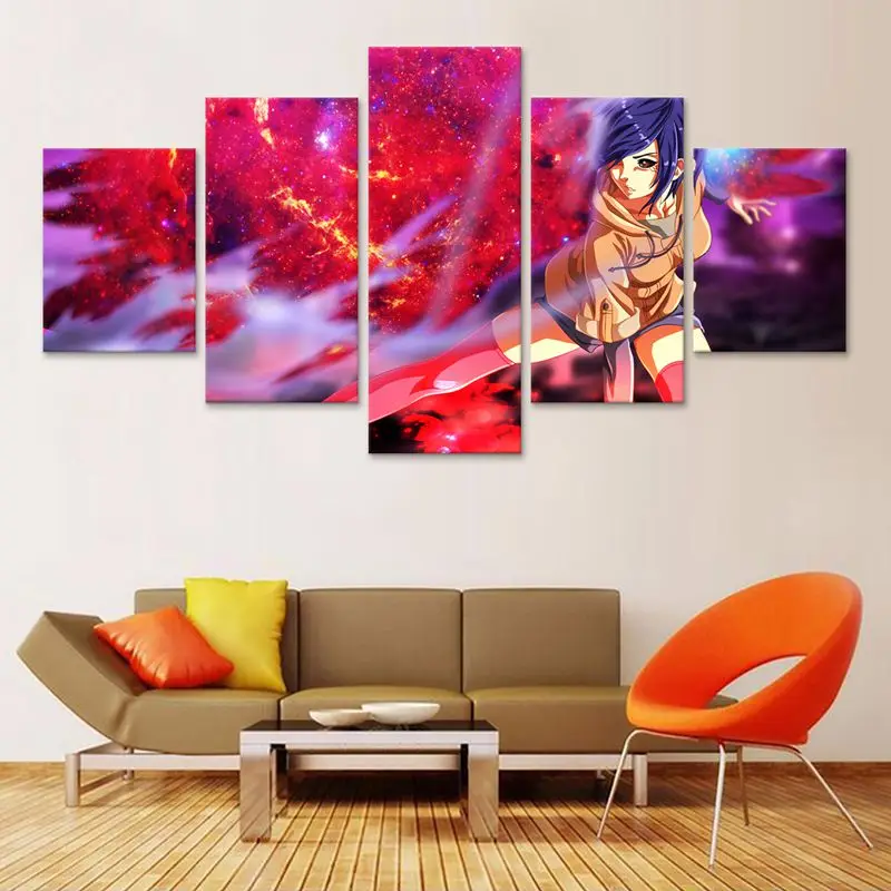 Anime Tokyo Ghoul Touka Kirishima Modular Picture Prints Canvas Painting 5 Pieces Home Decor Wall Art Livingroom Poster
Anime Tokyo Ghoul Touka Kirishima Modular Picture Prints Canvas Painting 5 Pieces Home Decor Wall Art Livingroom Poster