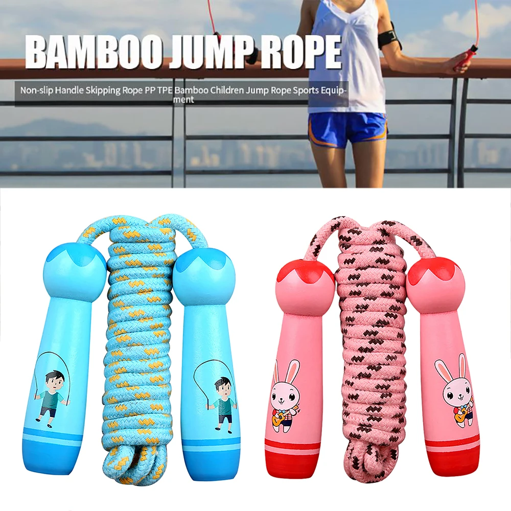 3M Jump Rope Wooden Handle Cotton Rope Skipping Sports Skipping Rope Practice Speed Jump Children Kid Fitness Equipment Training
3M Jump Rope Wooden Handle Cotton Rope Skipping Sports Skipping Rope Practice Speed Jump Children Kid Fitness Equipment Training