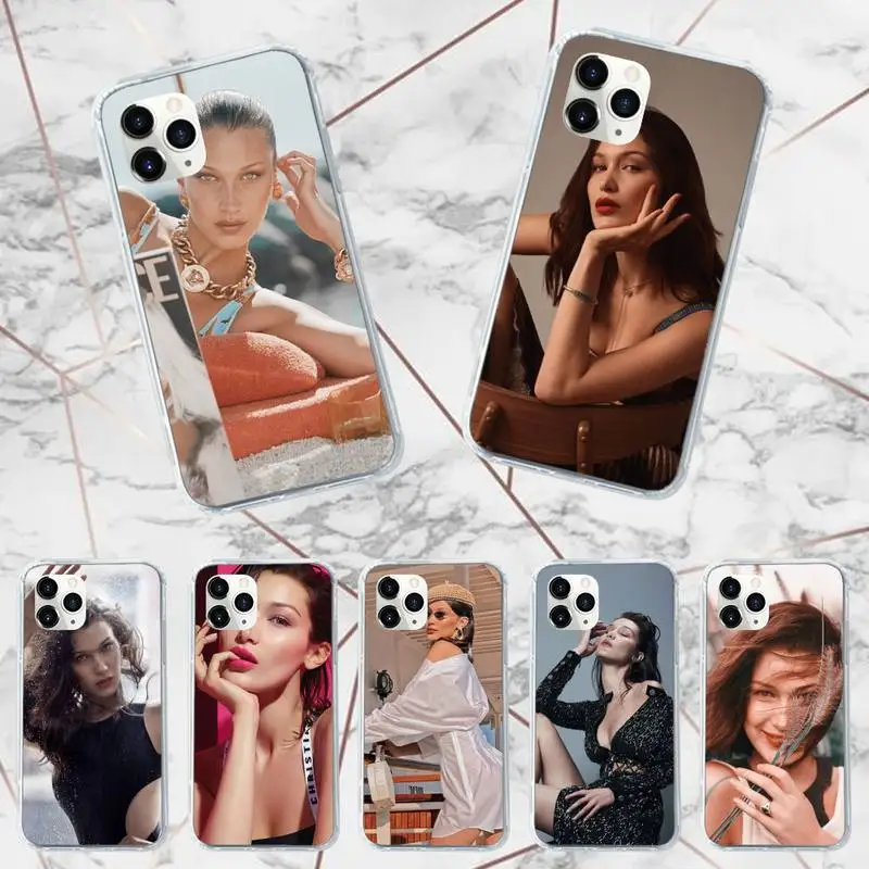 Isabella Khair Hadid Bella Phone Case Transparent soft For iphone 12 11 13 7 8 6 s plus x xs xr pro max mini
Isabella Khair Hadid Bella Phone Case Transparent soft For iphone 12 11 13 7 8 6 s plus x xs xr pro max mini