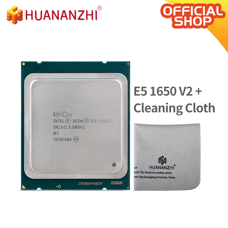 HUANANZHI cleaning cloth with Intel Xeon E5 1650 V2 CPU 3.2G LGA 2011 PC Desktop processor For X79 motherboard
HUANANZHI cleaning cloth with Intel Xeon E5 1650 V2 CPU 3.2G LGA 2011 PC Desktop processor For X79 motherboard