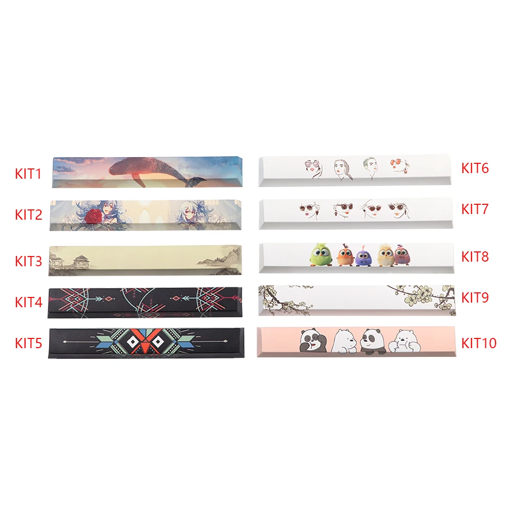 dye subbed Keycaps spacebar pbt custom mechanical keyboard Keycap Cherry Profile
dye subbed Keycaps spacebar pbt custom mechanical keyboard Keycap Cherry Profile