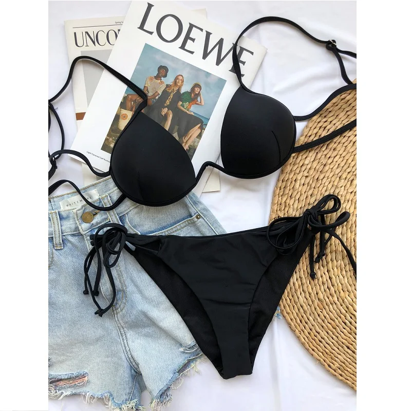 My-Love 2021 New Sexy Bikinis Women Push-up Bandage Bikini Swimsuit Low Waist Swimwear Sexy Bathing Suit Maillot De Bain
My-Love 2021 New Sexy Bikinis Women Push-up Bandage Bikini Swimsuit Low Waist Swimwear Sexy Bathing Suit Maillot De Bain