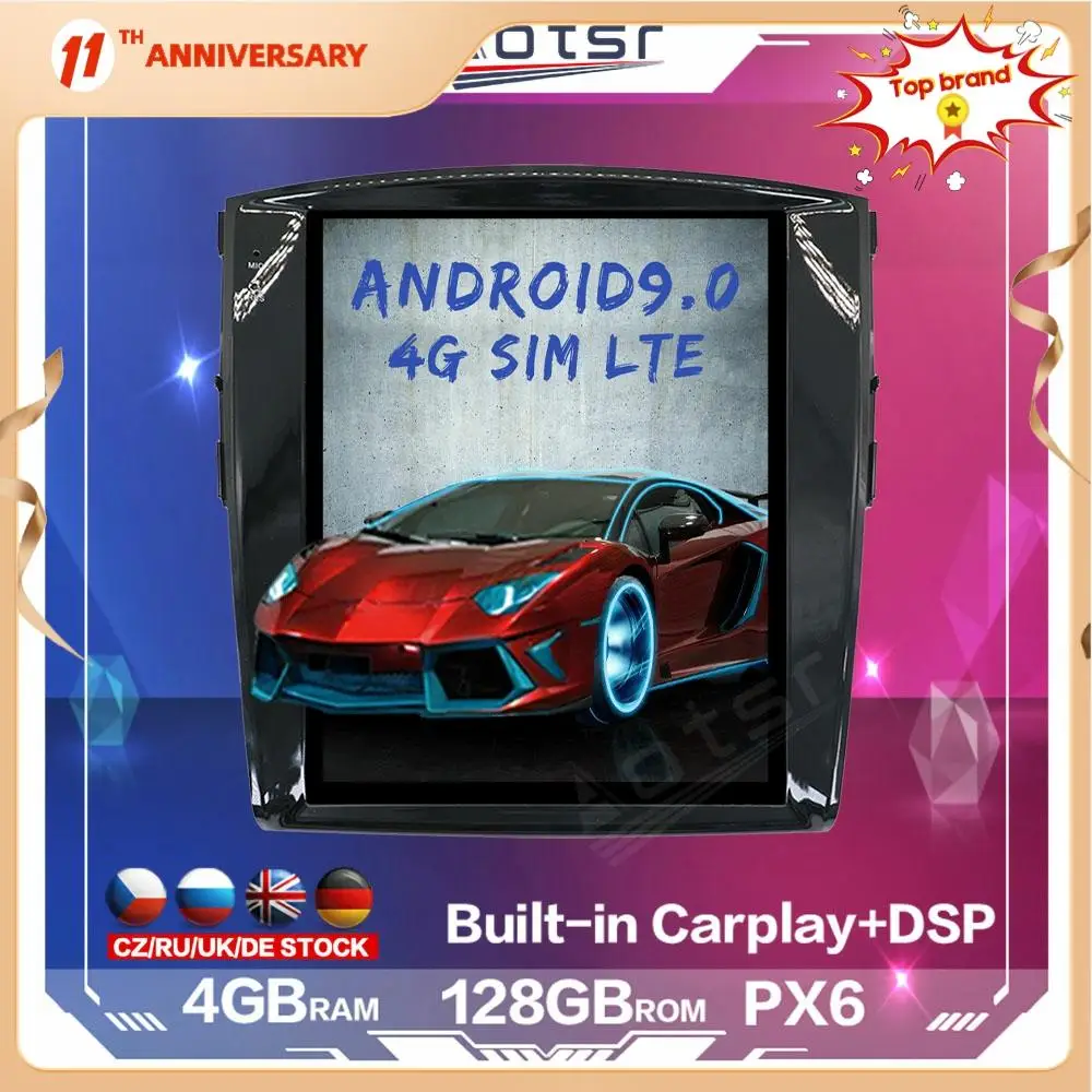 Автомобильный мультимедийный радиоприемник PX6, 128 ГБ, Android, для MITSUBISHI PAJERO V97, V93, Shogun, Montero 2006 с GPS-навигацией, DSP, Carplay, 4G, SIM
Автомобильный мультимедийный радиоприемник PX6, 128 ГБ, Android, для MITSUBISHI PAJERO V97, V93, Shogun, Montero 2006 с GPS-навигацией, DSP, Carplay, 4G, SIM