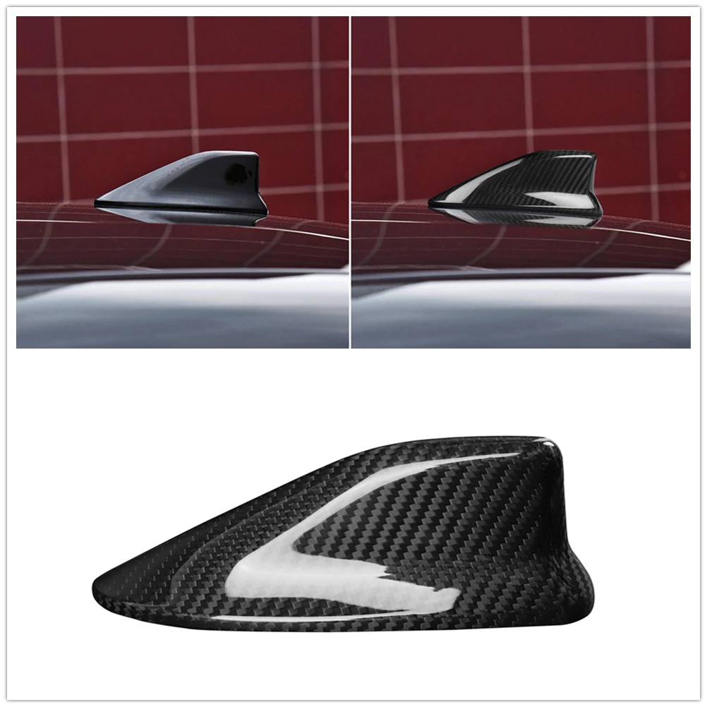 

For Subaru BRZ 86 FT86 FRS 2013-2020 Shark Fin Roof Antenna Cover Trim Carbon Fiber Car Exterior Upper Aerial Cap Antennae Shell