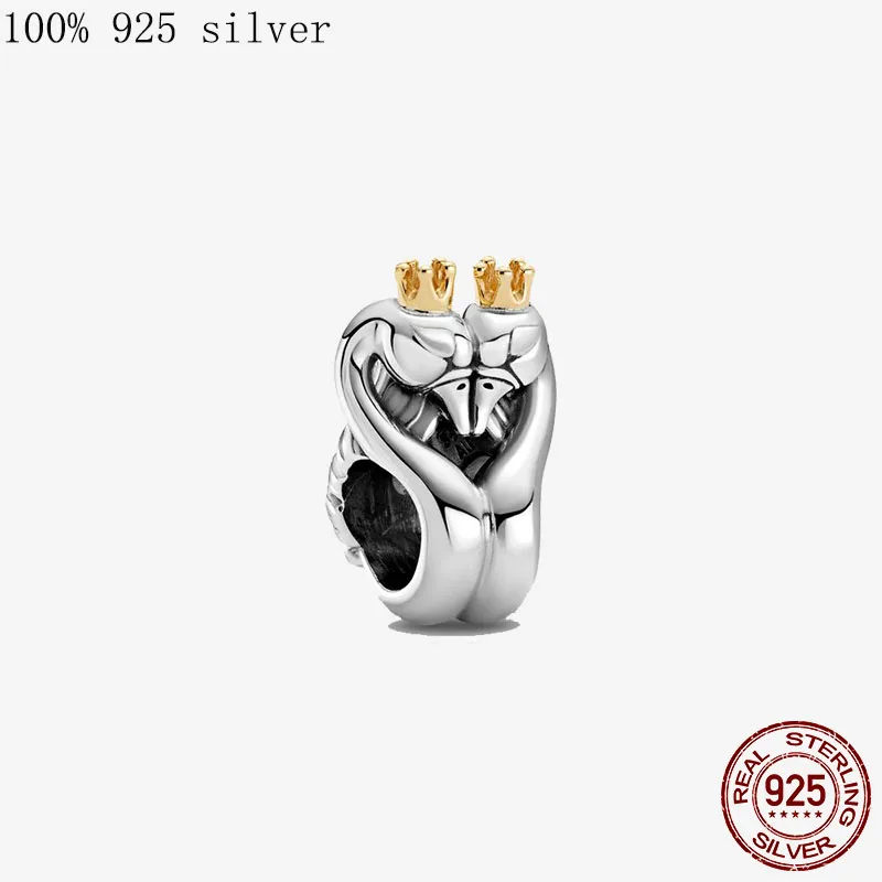 2021 New 925 Sterling Silver Two-tone Swan&Heart Charm Fit Original 3mm Bracelet&Bangle For Women Birthday Fashion Jewelry Gift
2021 New 925 Sterling Silver Two-tone Swan&Heart Charm Fit Original 3mm Bracelet&Bangle For Women Birthday Fashion Jewelry Gift