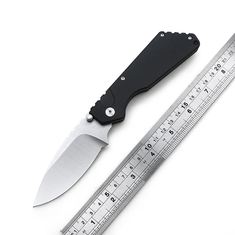 

OTF новые ножи protech stonewash D2 лезвие 6061-t6 авиационная алюминиевая ручка, Походный нож для повседневного использования