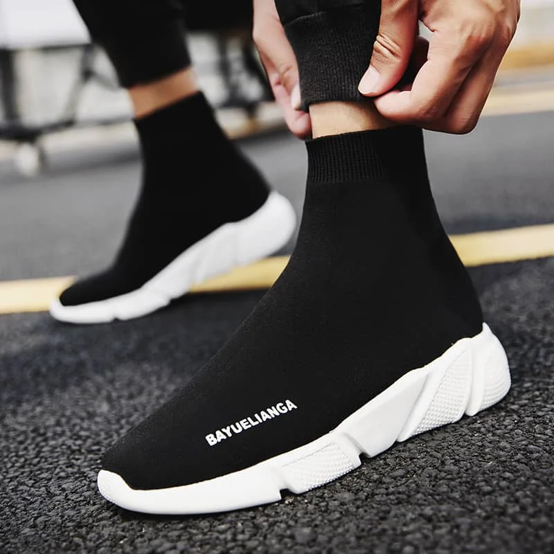 Breathable Men Socks Shoes High Top Leisure Sneakers Women's Trainers Shoes Sports Skateboarding Shoe Large Size 35-47 Soft Sole
Breathable Men Socks Shoes High Top Leisure Sneakers Women's Trainers Shoes Sports Skateboarding Shoe Large Size 35-47 Soft Sole
