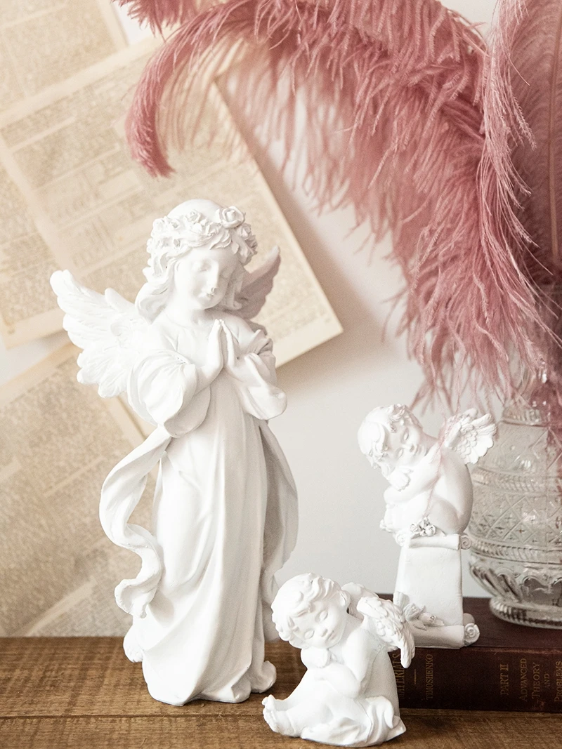 Nordic Simple Resin Angel Tabletop Ornaments Shooting Retro Props Decorative Sculpture Home Decoration Accessories Modern
Nordic Simple Resin Angel Tabletop Ornaments Shooting Retro Props Decorative Sculpture Home Decoration Accessories Modern