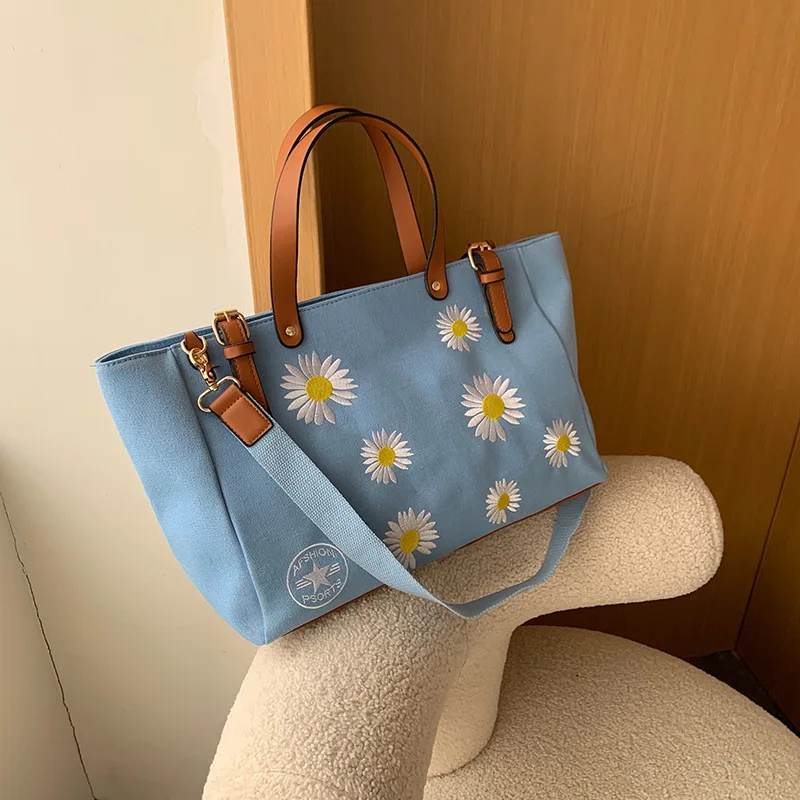 Floral Embroidery Canvas Tote Women Handbags Large Capacity Ladies Shoulder Crossbody Bag Designer Casual Female Messenger Bags
Floral Embroidery Canvas Tote Women Handbags Large Capacity Ladies Shoulder Crossbody Bag Designer Casual Female Messenger Bags