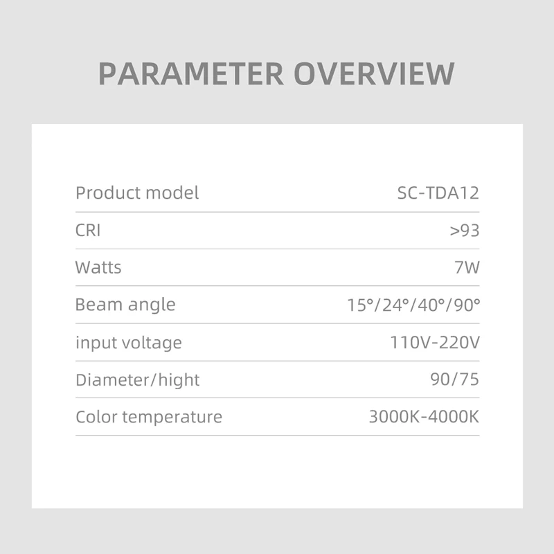 COOJUN Embedded Downlight Adjustable Intelligence Dimming Simple Fashion 7W Warm Light for Living Room Bedroom Lighting
COOJUN Embedded Downlight Adjustable Intelligence Dimming Simple Fashion 7W Warm Light for Living Room Bedroom Lighting