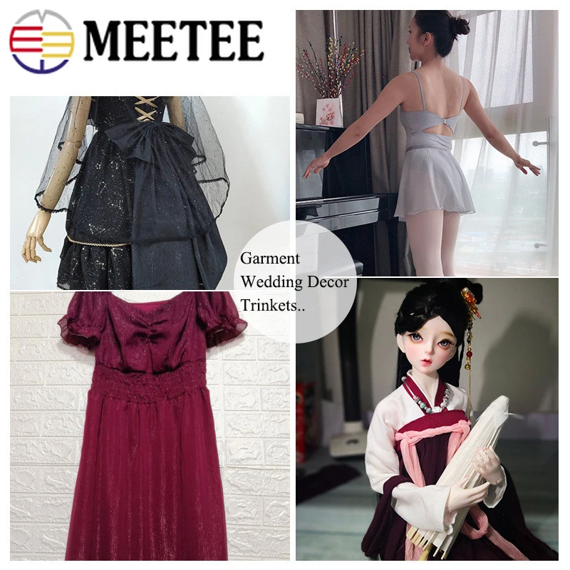 1m Meetee 150cm Bright Silver Silk Crepe Brocade Fabric for Wrinkle Summer Dress DIY Handmade Garment Hometextile Accessories
1m Meetee 150cm Bright Silver Silk Crepe Brocade Fabric for Wrinkle Summer Dress DIY Handmade Garment Hometextile Accessories