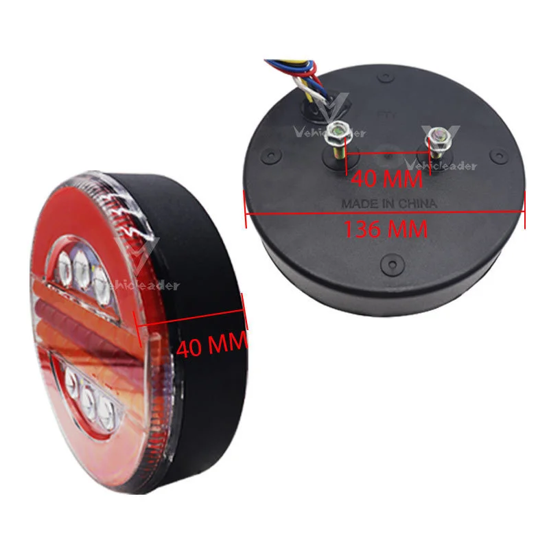 Waterproof Dynamic LED 24V Trailer Truck Tail Light Brake Light Flow Turn Signal Lamp Strobe Light For Car Boat Bus Van Caravan
Waterproof Dynamic LED 24V Trailer Truck Tail Light Brake Light Flow Turn Signal Lamp Strobe Light For Car Boat Bus Van Caravan