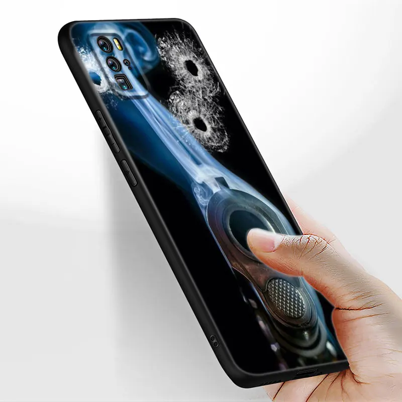 Чехол с военным оружием для Huawei P20 P30 P40 P50 Pro P8 P9 P10 Lite 2017 P Smart Z S 2020 2021 2018 2019 черный