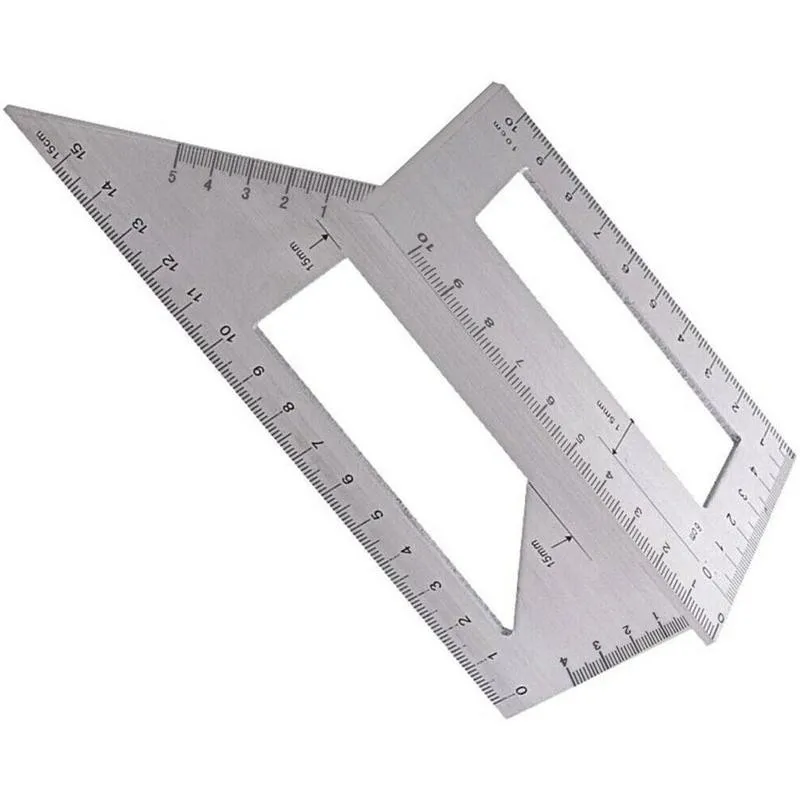 Aluminum Alloy Steel Multi-function T-shaped Combination Ruler Ruler Angle 90 45 Square Ruler Degree Woodworking Line J8O9
Aluminum Alloy Steel Multi-function T-shaped Combination Ruler Ruler Angle 90 45 Square Ruler Degree Woodworking Line J8O9