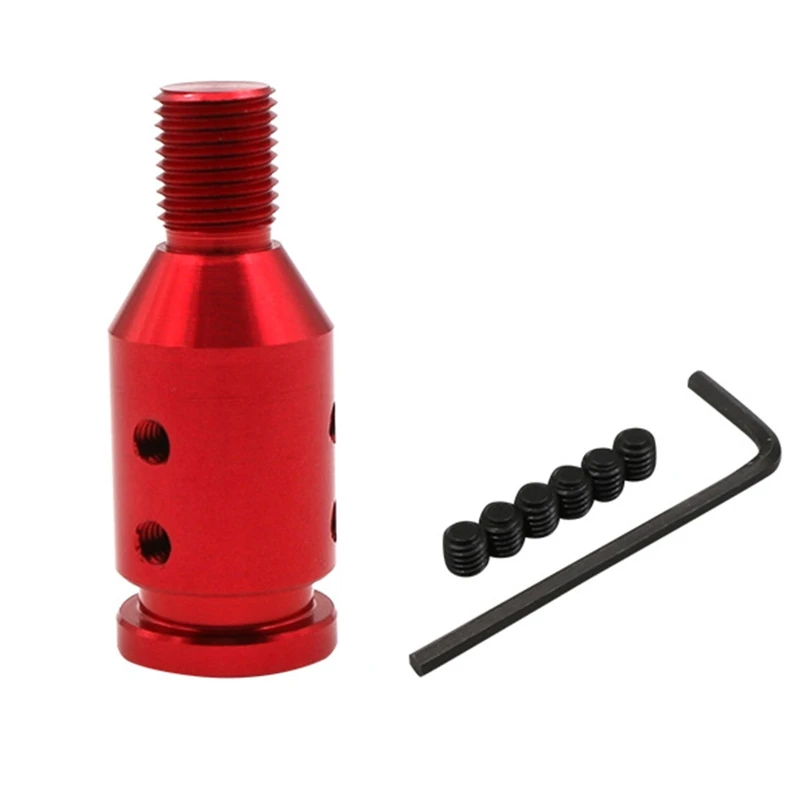 Universal Aluminum Gear Shift Knob Thread Adapter for Non Threaded Shifters
Universal Aluminum Gear Shift Knob Thread Adapter for Non Threaded Shifters
