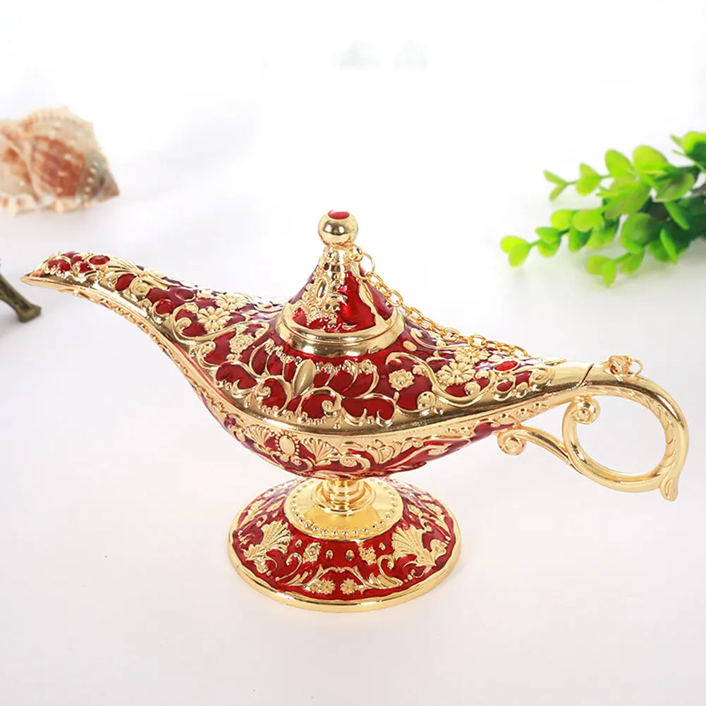 Magical Legend Aladdin Magic Lamp for Home/Wedding Table Decoration Aladdin's Genie Lamp Vintage Gifts
Magical Legend Aladdin Magic Lamp for Home/Wedding Table Decoration Aladdin's Genie Lamp Vintage Gifts