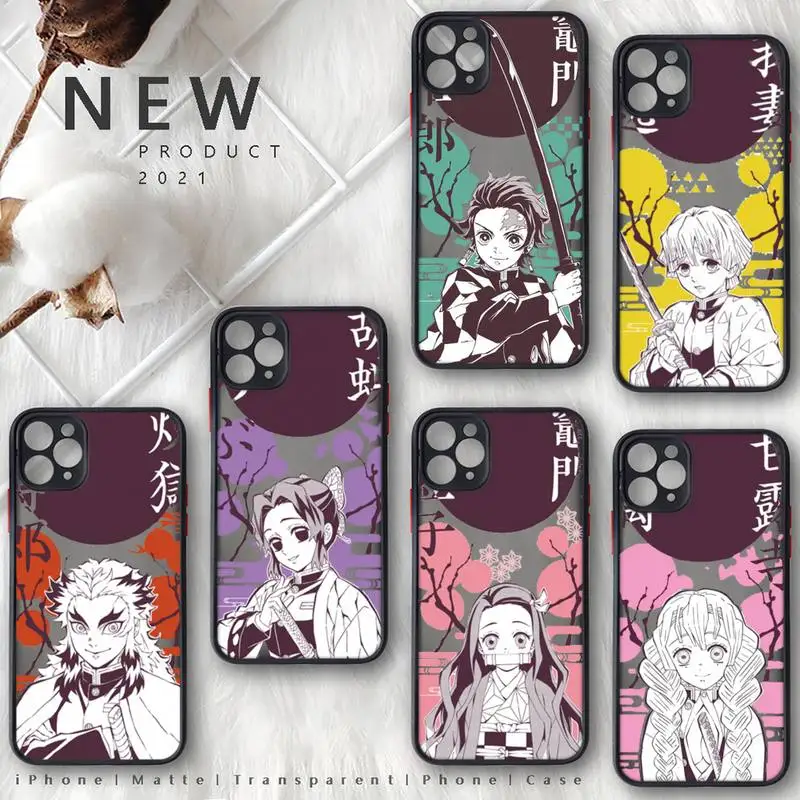 demon slayer japan anime Phone Case matte transparent For iphone 7 8 11 12 plus mini x xs xr pro max cover
demon slayer japan anime Phone Case matte transparent For iphone 7 8 11 12 plus mini x xs xr pro max cover