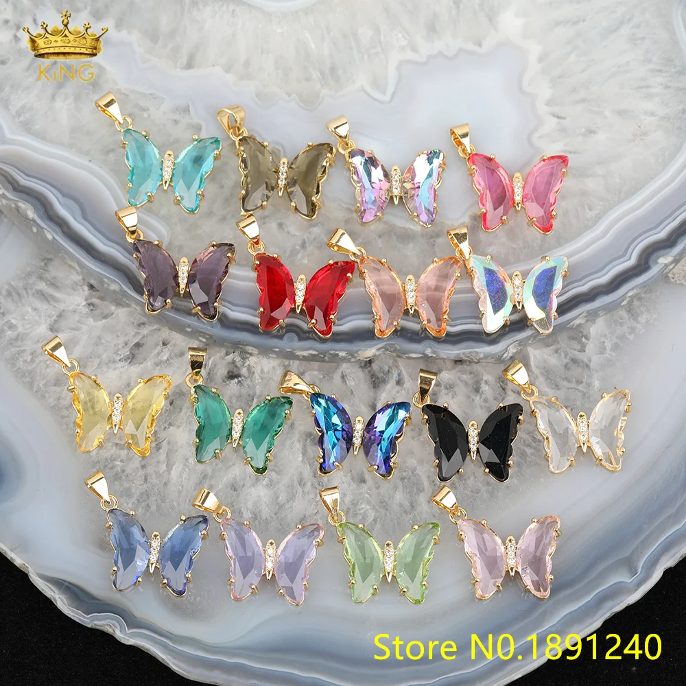 Colorful Transparent Glass Butterfly Pendant, Super Fairy Necklace Simple Temperament To Send Girls Jewelry Gift
Colorful Transparent Glass Butterfly Pendant, Super Fairy Necklace Simple Temperament To Send Girls Jewelry Gift