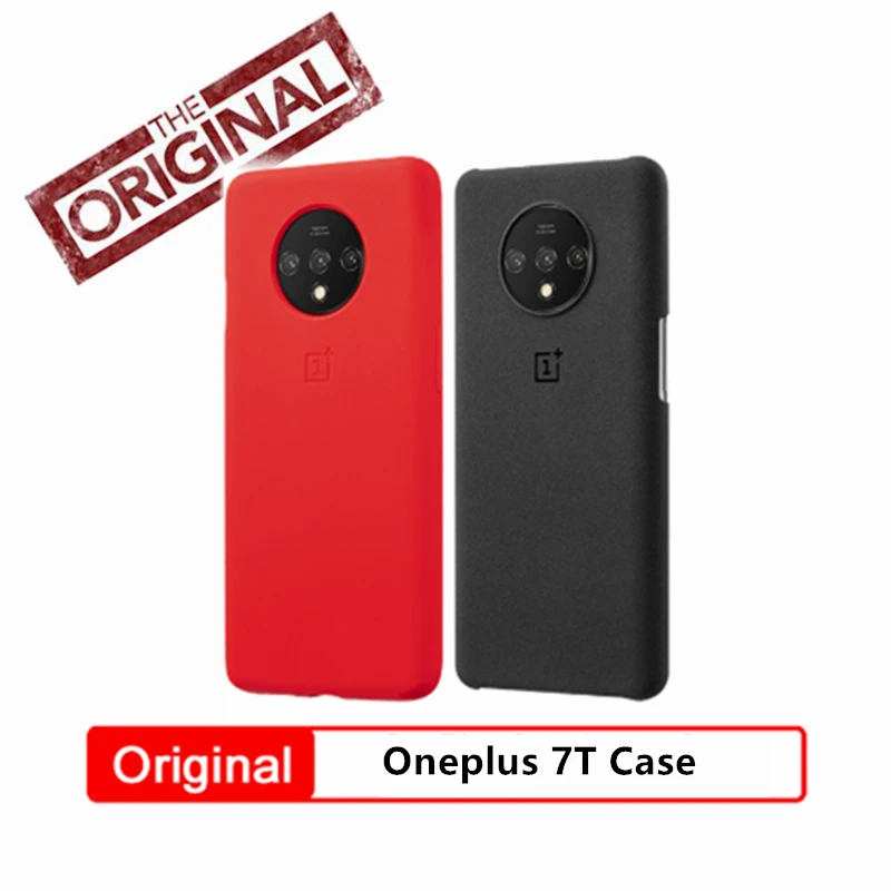 Оригинальный Официальный чехол для Oneplus 7T oneplus 7 pro песчаник силикон Арамид