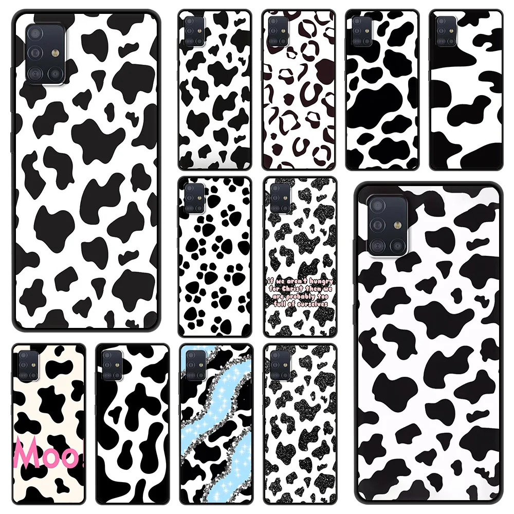 Cow Print Black White Shockproof Case For Samsung A51 A71 A21S Bag Fundas Soft Black Cover For Samusng A01 A11 A31 A41 M31 Shell
Cow Print Black White Shockproof Case For Samsung A51 A71 A21S Bag Fundas Soft Black Cover For Samusng A01 A11 A31 A41 M31 Shell
