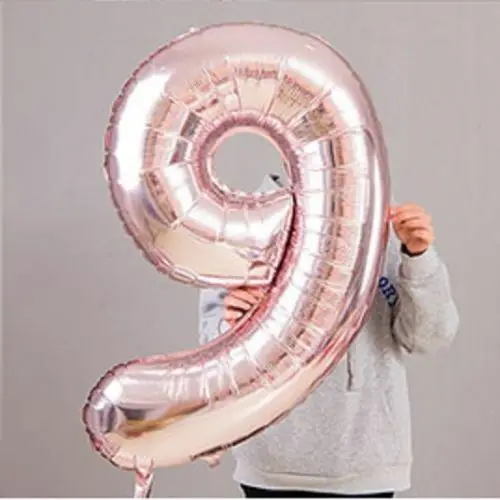 32''/40" Number Aluminum Foil Balloons Rose Gold Silver Digit Figure Balloon Child Adult Birthday Wedding Decor Party Supplies
32''/40" Number Aluminum Foil Balloons Rose Gold Silver Digit Figure Balloon Child Adult Birthday Wedding Decor Party Supplies