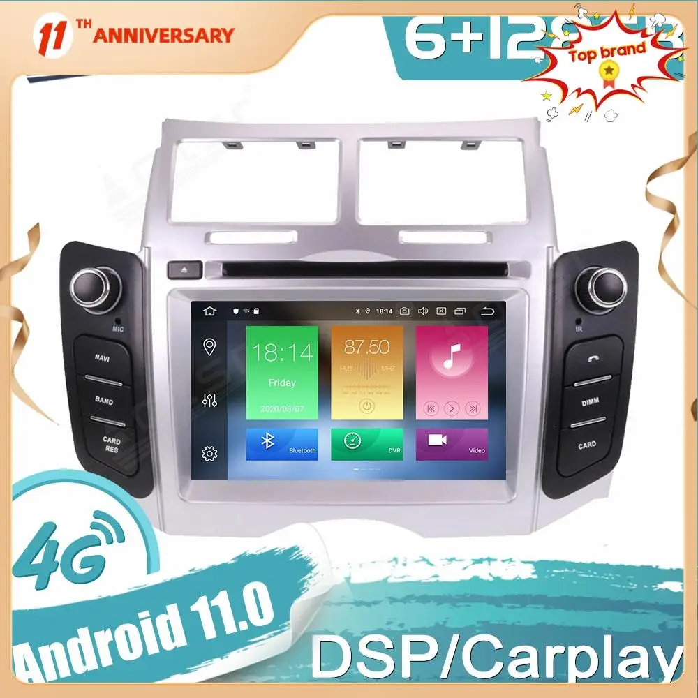Android 11 For Toyota Yaris 2005-2011 Car GPS Navigation Auto Stereo Multimedia Radio Video Player Carplay Tape Headunit
Android 11 For Toyota Yaris 2005-2011 Car GPS Navigation Auto Stereo Multimedia Radio Video Player Carplay Tape Headunit