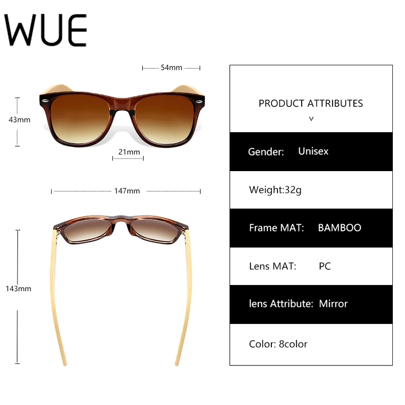 Handmade classic 8-color wooden sunglasses men and women retro square bamboo mirror unisex sunglasses
Handmade classic 8-color wooden sunglasses men and women retro square bamboo mirror unisex sunglasses