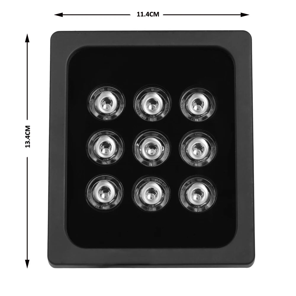 CCTV 9 шт. массив светодиодов ИК-осветитель инфракрасный ИК-светильник наружный