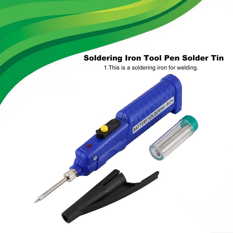 8W 4.5V Electronic Welding Battery Powered Soldering Iron Tool Electric Pen Solder Tin Wire Mini Welding Tools
8W 4.5V Electronic Welding Battery Powered Soldering Iron Tool Electric Pen Solder Tin Wire Mini Welding Tools