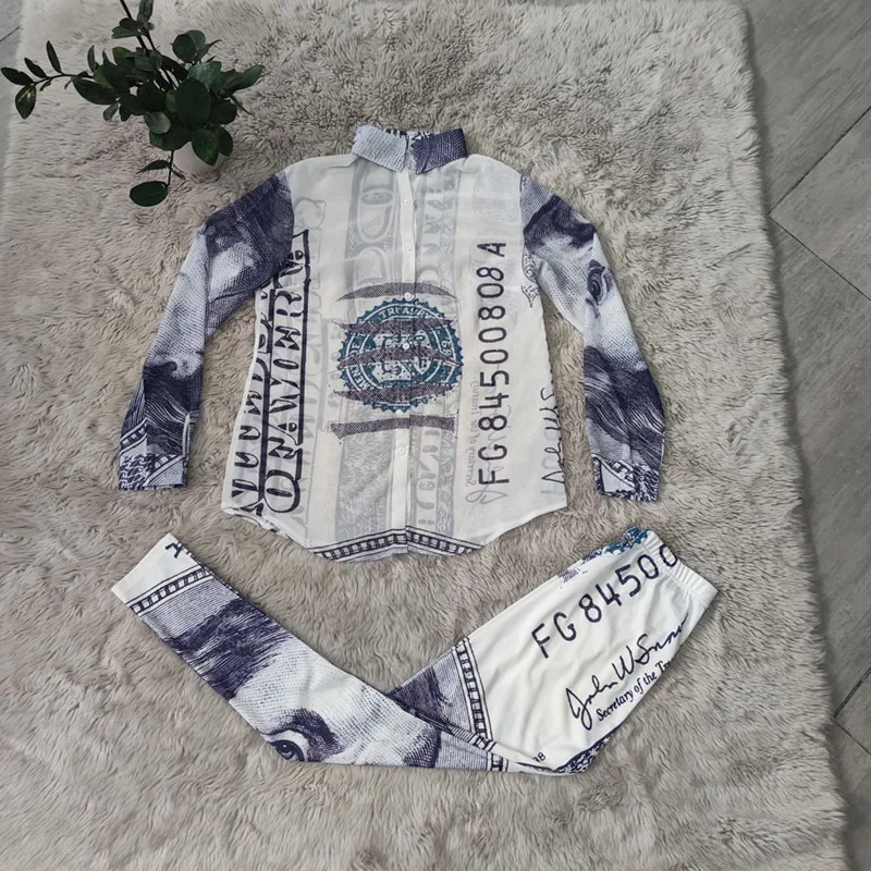 Kricesseen Causal Printed Sportswear Skinny Two Piece Set Womens Long Sleeve Buttons Top And Long Pant Overalls Matching Set
Kricesseen Causal Printed Sportswear Skinny Two Piece Set Womens Long Sleeve Buttons Top And Long Pant Overalls Matching Set