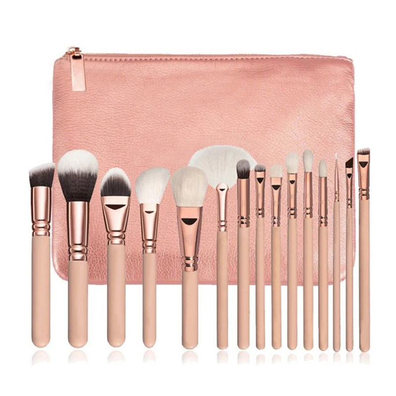 15pcs Makeup Brushes Set Blending Eye Shadow Eyebrow Eyeliner Foundation Lip Brushes Makeup Tools with Storage Bag SSwel
15pcs Makeup Brushes Set Blending Eye Shadow Eyebrow Eyeliner Foundation Lip Brushes Makeup Tools with Storage Bag SSwel