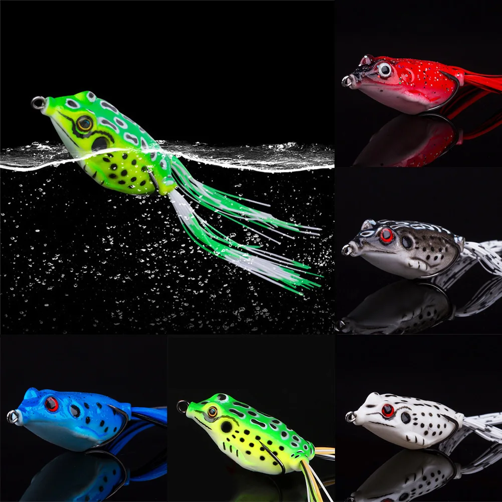 Soft Frog Shape Fishing Lures Double Hooks 15g Top Water Ray Frog Artificial Minnow Crank Soft Bait Fishing Tackle
Soft Frog Shape Fishing Lures Double Hooks 15g Top Water Ray Frog Artificial Minnow Crank Soft Bait Fishing Tackle