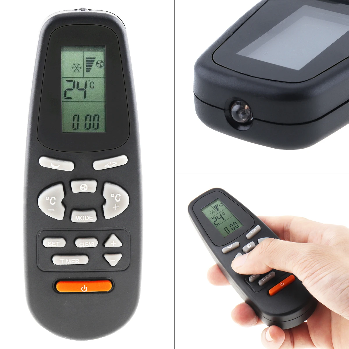 Air Conditioner Remote Control Powered AAA Batteries 10M Transmission Distance Remote Controller Replacement for Electra RC 5 
Air Conditioner Remote Control Powered AAA Batteries 10M Transmission Distance Remote Controller Replacement for Electra RC 5