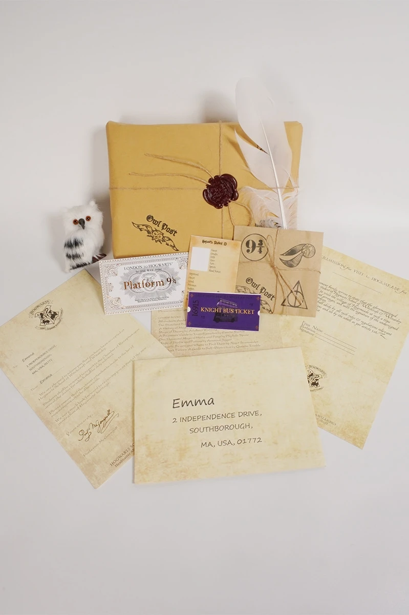 HOT Customized Hogwart Acceptance Letter Wizard School Ticket The Marauder's Map Students Cosplay Costumes Props Gifts
HOT Customized Hogwart Acceptance Letter Wizard School Ticket The Marauder's Map Students Cosplay Costumes Props Gifts