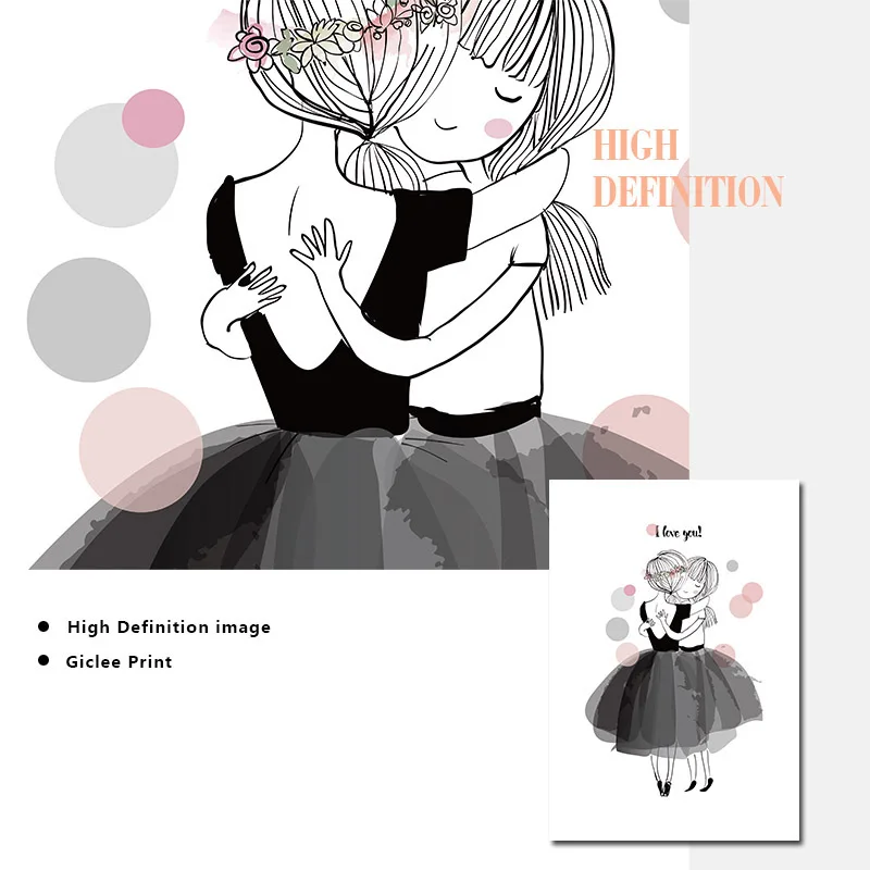 Lovely Girl Nursery Wall Art Canvas Posters Cartoon Minimalist Prints Painting Nordic Kids Decoration Pictures Bedroom Decor
Lovely Girl Nursery Wall Art Canvas Posters Cartoon Minimalist Prints Painting Nordic Kids Decoration Pictures Bedroom Decor